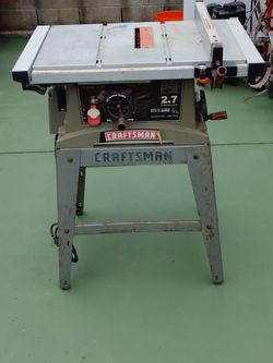 10" Table saw Craftsman 2.7