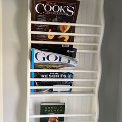 Magazine wall rack/display