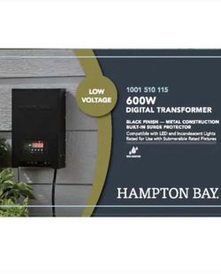 Hampton Bay Low Voltage 600-Watt Landscape Transformer DIY-600PS