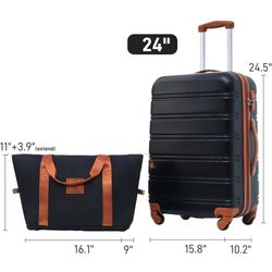 3-piece travel suitcase