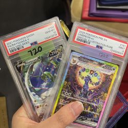 PSA 10 Rayquaza V / PSA 9 Sunbreon