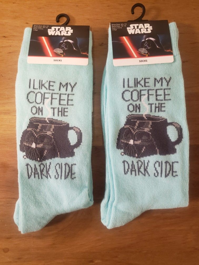 Star Wars Socks ( Vader) $5 each