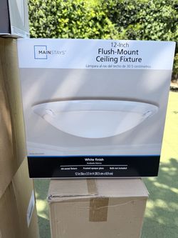 Mainstays 12-Inch Flush-Mount Ceiling Fixture