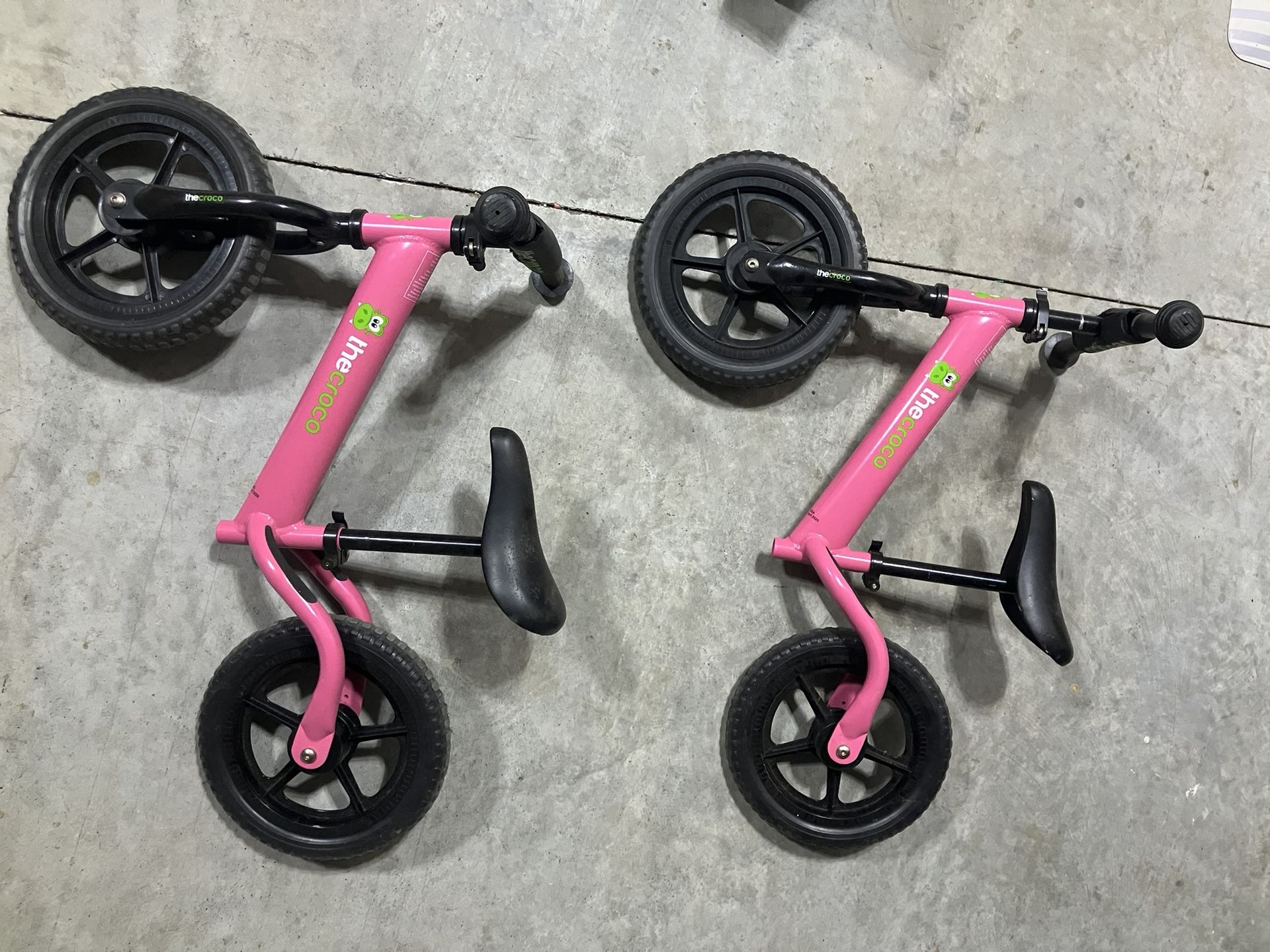 Balance Bikes “the Croco” Pink