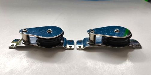 Cheek Block Single, Curved Base 2", 1/2": C-25, C-27 etc Boom Lot of 2