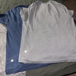 MENS XL LULULEMON DRI FIT WORKOUT SHIRTS