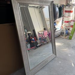 Modern Framed Wall Mirror – Large Decorative Mirror