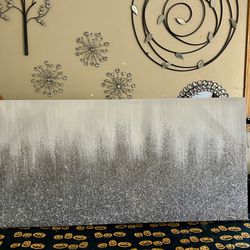 Large Sparkly Canvas! 48”x24”