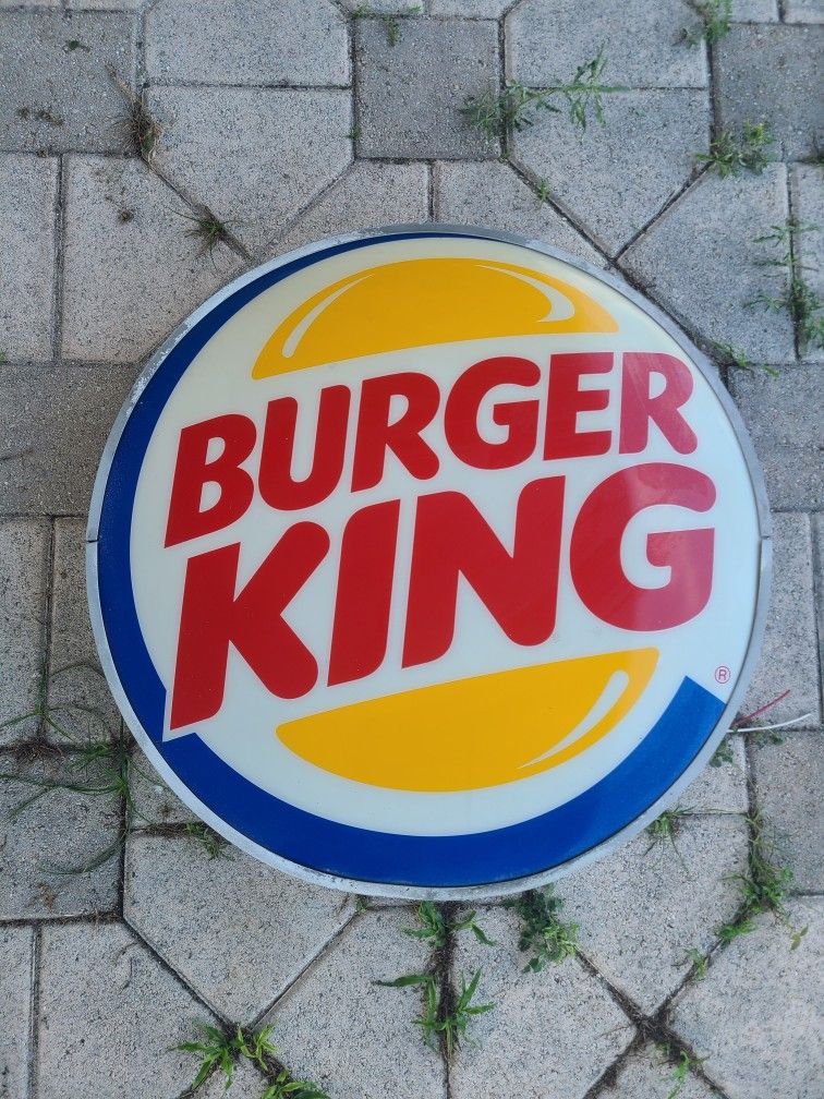 Burger King Sign 30"