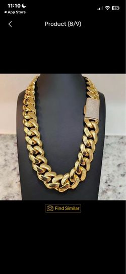Cuban 20mm gold-24incher