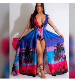 Large beach dress
