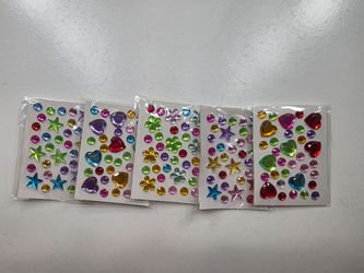 Crystals Gem Sticker Sheets