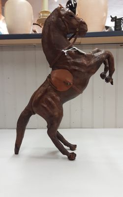 Leather Horse Figurine- Located in Shelton