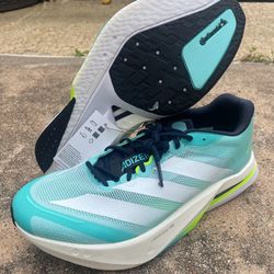 adidas Adizero Boston 13 Flash Aqua Lucid Lemon NEW!