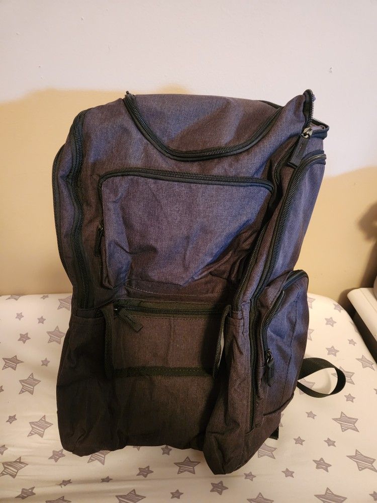 Black Diaper Bag/ Backpack