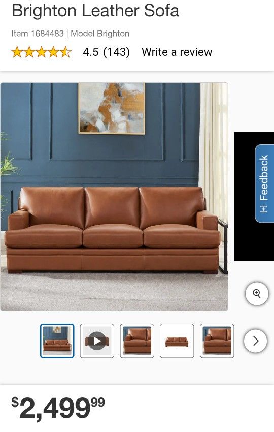 Leather Sofa