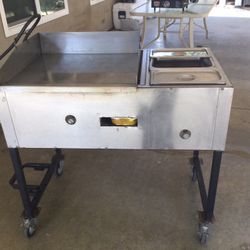 taco cart griddle / carro para taquero