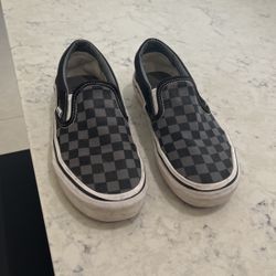 Vans Checkered Grey Black 
