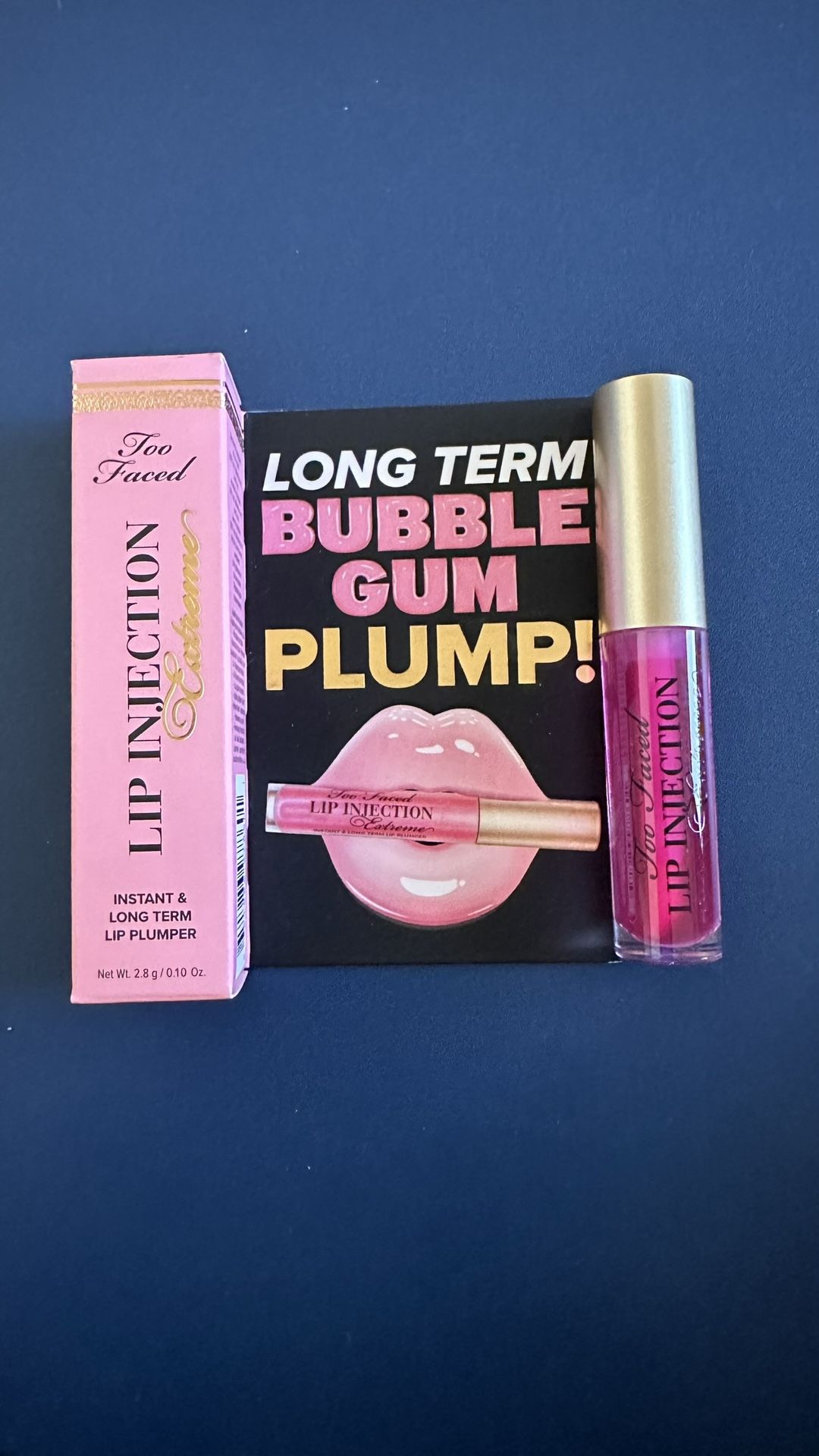 Too Faced Lip Injection Lip Plumper Bubblegum Yum 0.10 oz BNIB