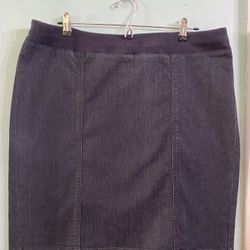 Jean Skirt, 16/18, Modest, Falda De Mesclilla Ligers