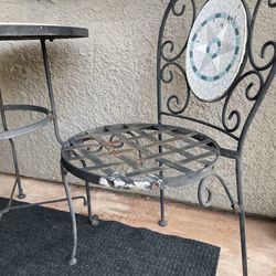 Cast Iron Bistro Chairs JUST 2 Chairs 