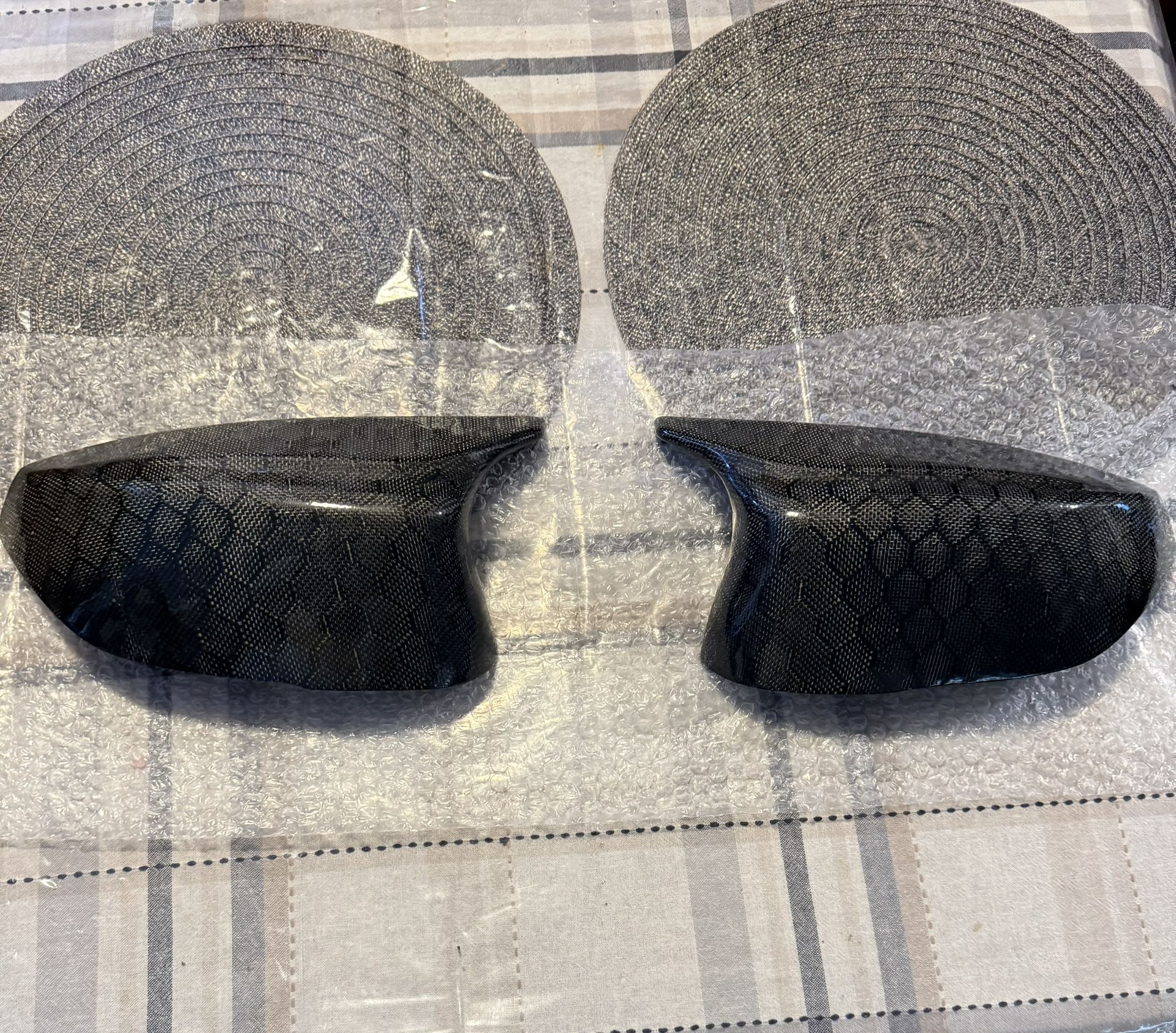 Jalisco honeycomb carbon fiber M style mirror caps Q50/Q60