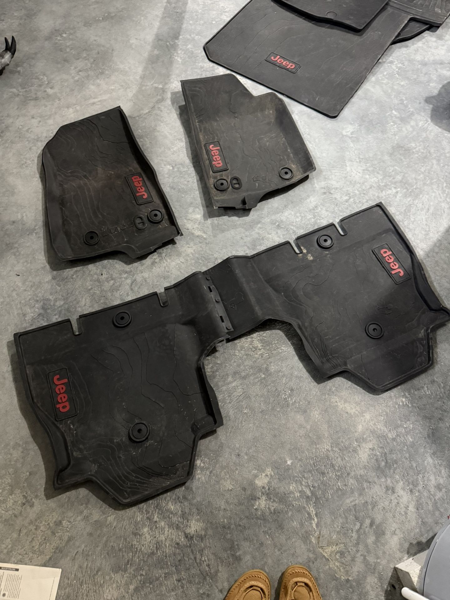 Jeep Wrangler JLU Mopar Floor Mats