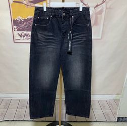 Purple jeans