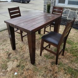 Dining Table Set Solid Wood