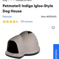 XL Igloo Dog House