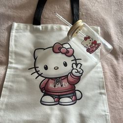 Hello kitty bag add cup