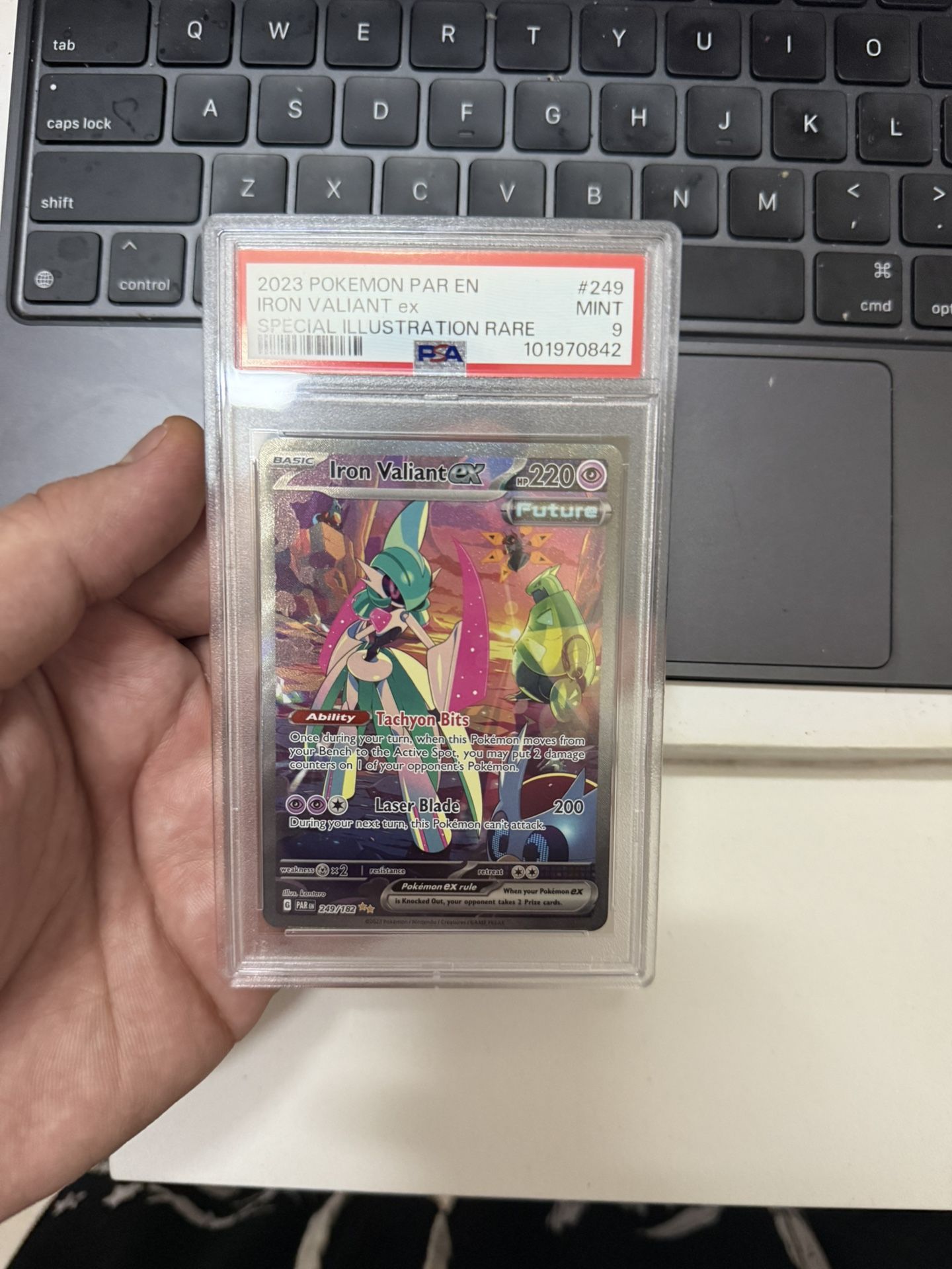 Iron Valiant Ex In A Psa 9