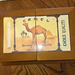 1997 “Thomas Museum Series”Camel Cigarette Pack Wood Jewelry Box Limited Edition