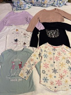 Baby Girl Long Sleeve Shirts Bundle