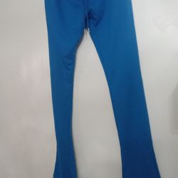 Blue Skinny Super Stacked Sweat Pants New  W/Tags