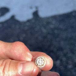 14k Real Diamond Earrings 