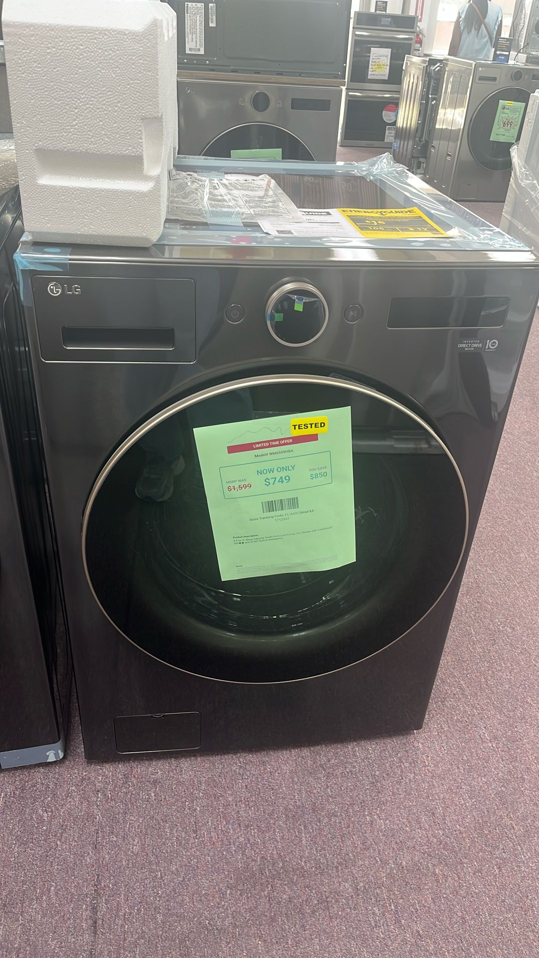 Washer Front Load New Scratch And Dents