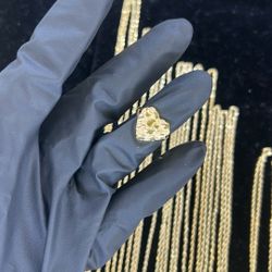 10kt Gold Heart Nugget Ring 0780