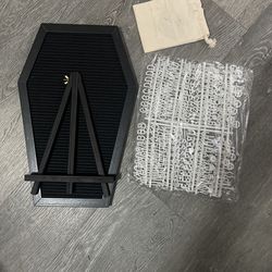 Halloween Coffin Letter Board
