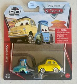 Disney Pixar Cars - 20th Anniversary Luigi & Guido  Metal Die-Cast