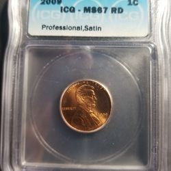 2009 P MS67  satin Lincoln cent