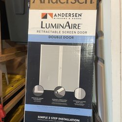 Luminaire Retractable Screen Door