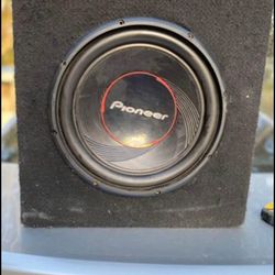 12” Pioneer Sub With Box 