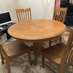 Wooden Dining Table Set