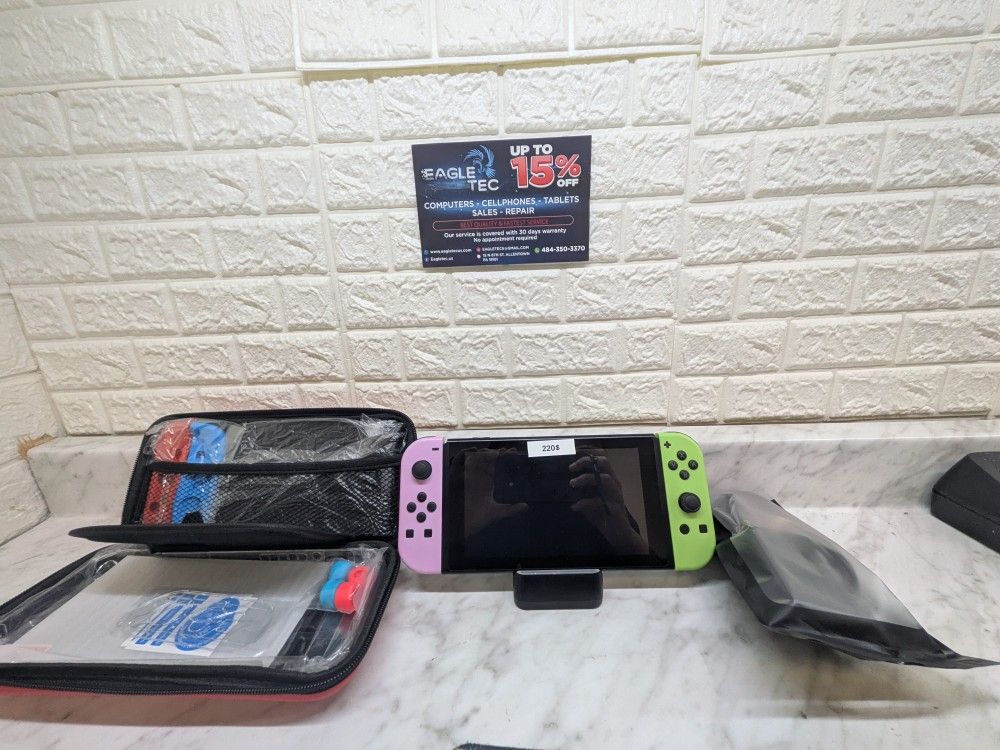 Nintendo Switch With Free Accessories