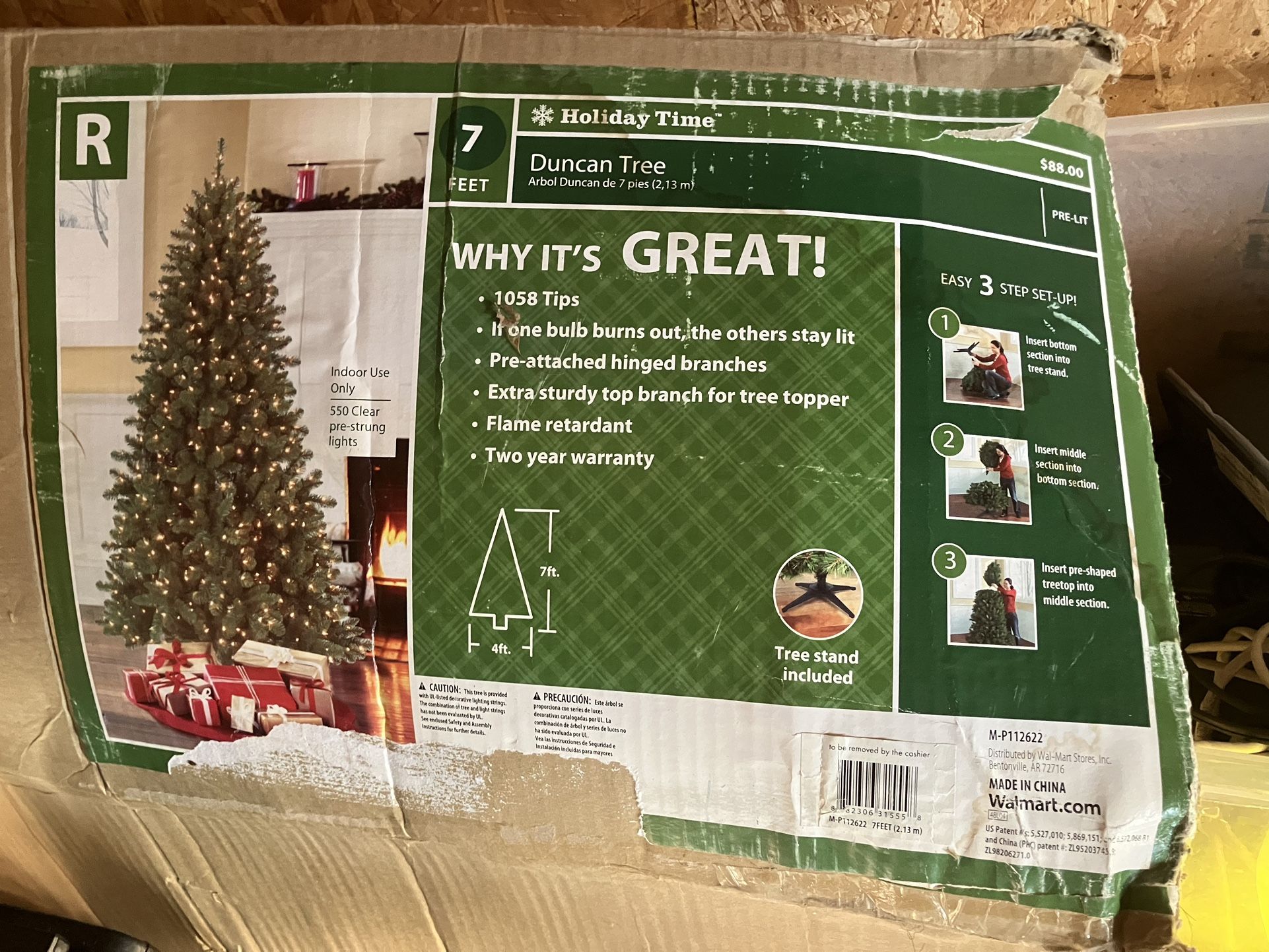 Holiday Time "Duncan" 7' Christmas tree