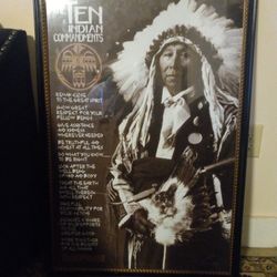 The Ten Indian Commandments Picture 