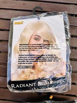 Halloween Costume- Radiant Blonde Hair Wig