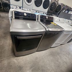 LG Top Load Set Washer And Dryer Silver New