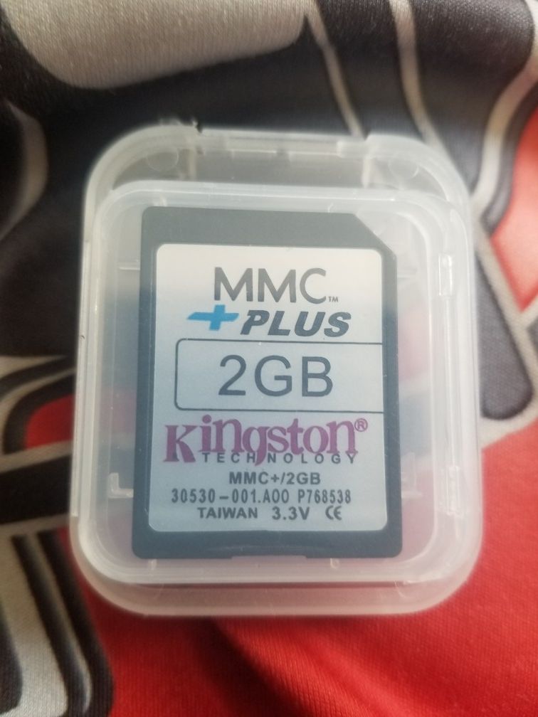 KINGSTON MMC CARD 2GB CAPACITY! $5
